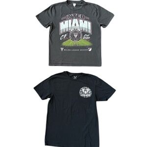 ⚽️ Inter Miami Black T-Shirts - Messi / Inter Miami tees - Medium bundle ⚽️